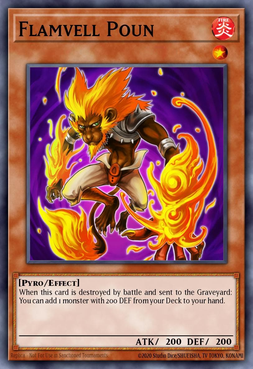 Flamvell Poun Duel Terminal 1 card