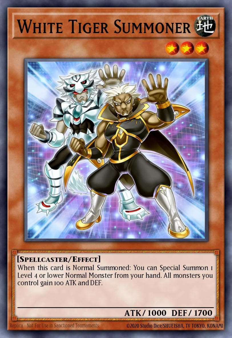 White Tiger Summoner Super Starter: Space-Time Showdown card