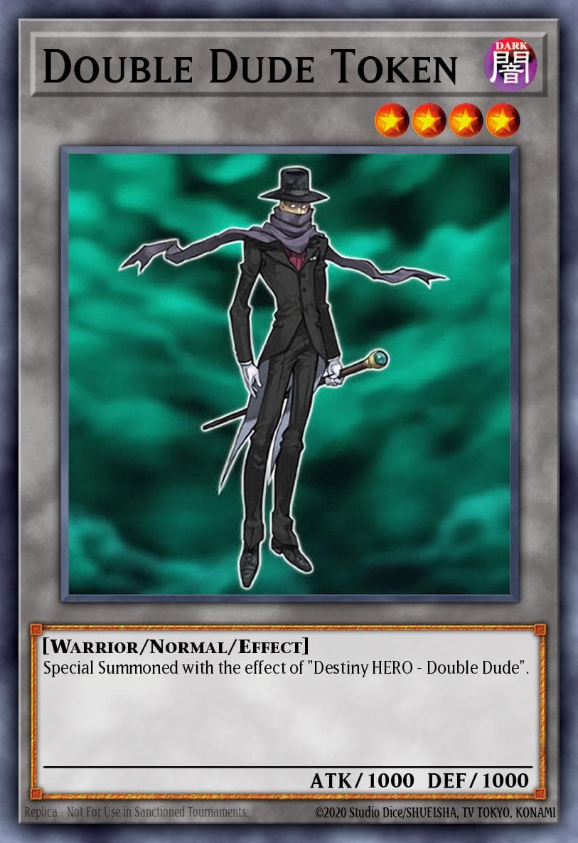 Double Dude Token 遊戲王 card