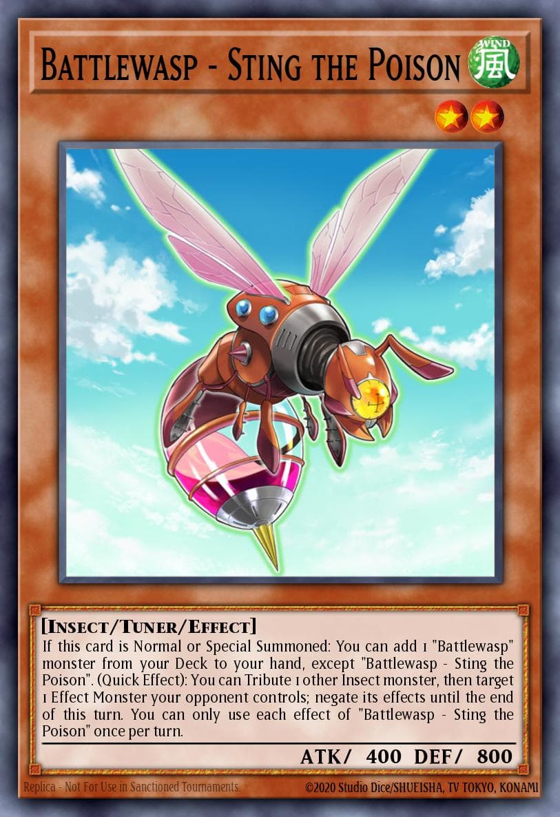 Battlewasp - Sting the Poison Battles of Legend: Hero's Revenge card