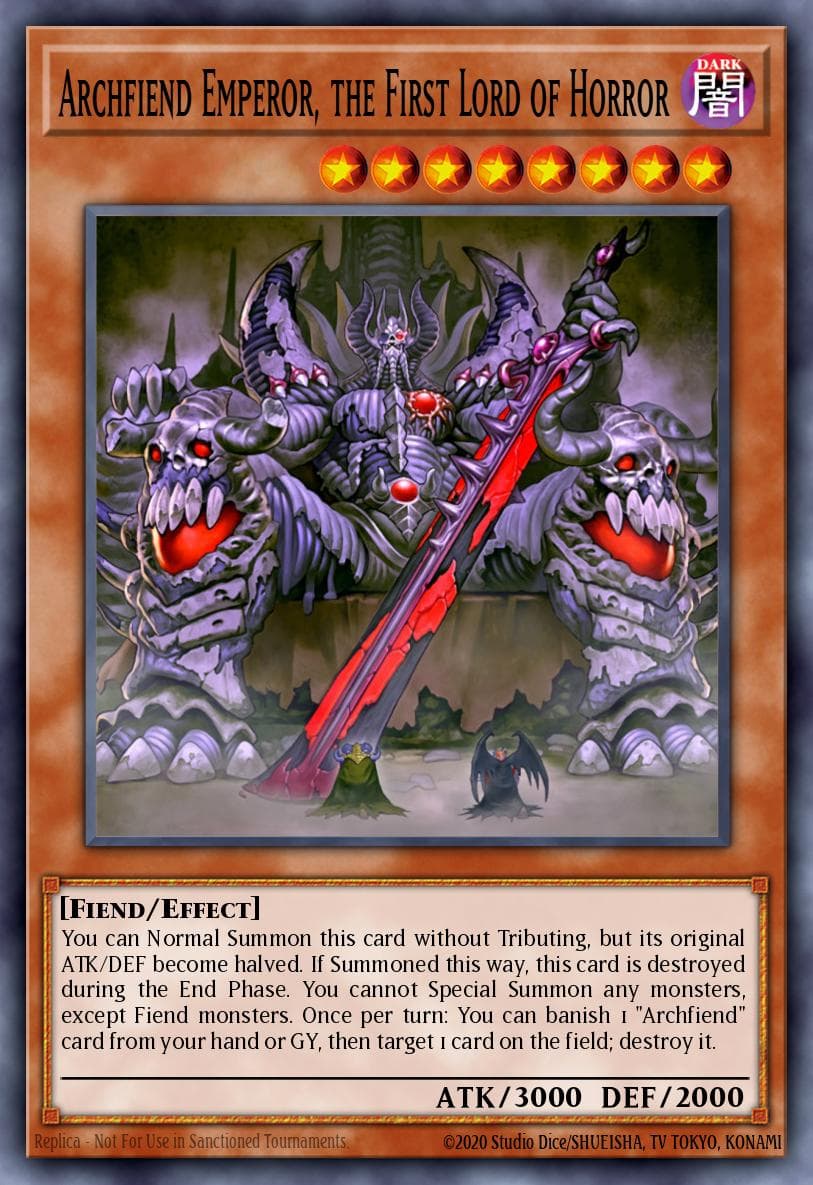 Archfiend Emperor, the First Lord of Horror 2014 Mega-Tin Mega Pack card