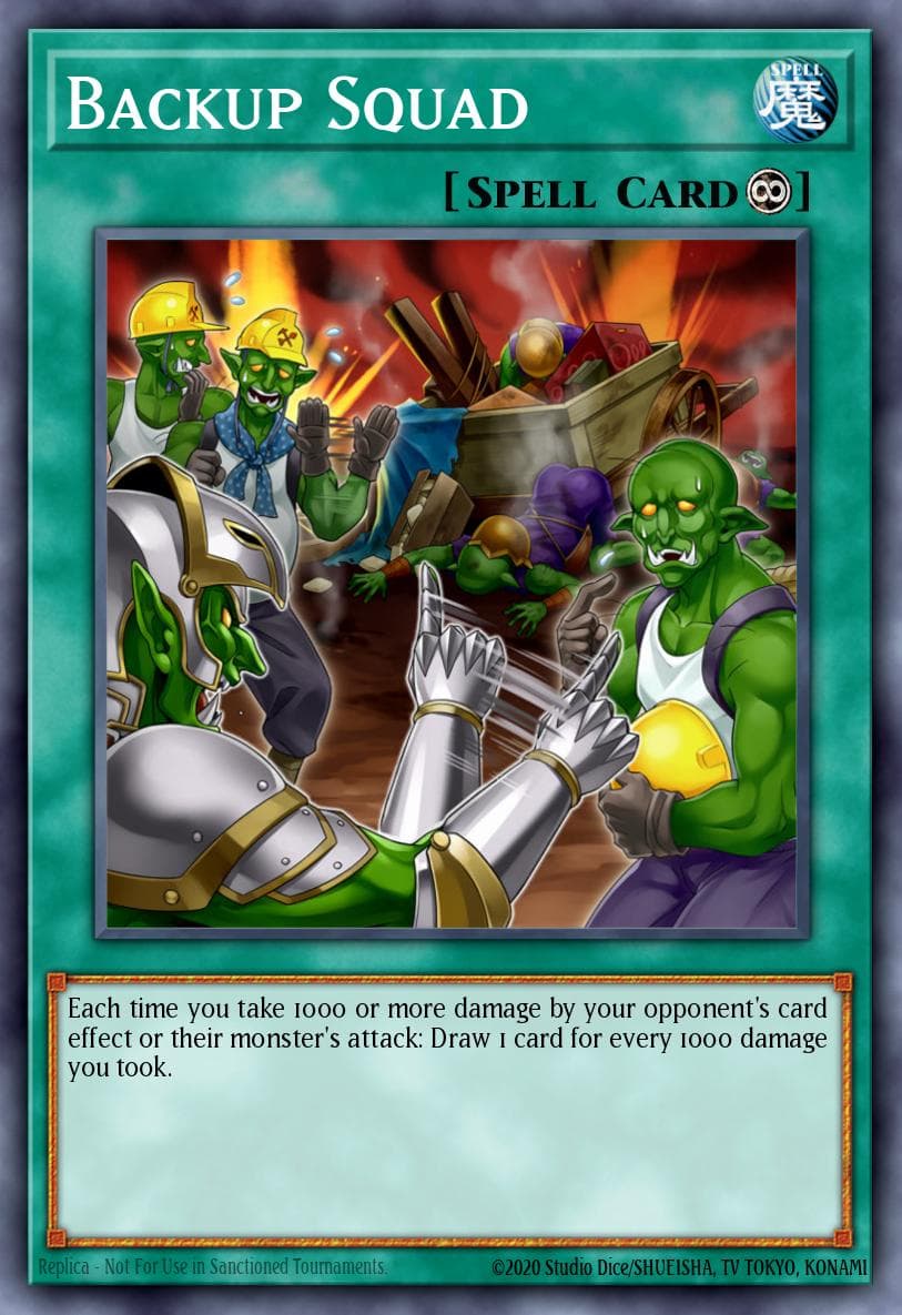 Backup Squad 2018 Mega-Tin Mega Pack card