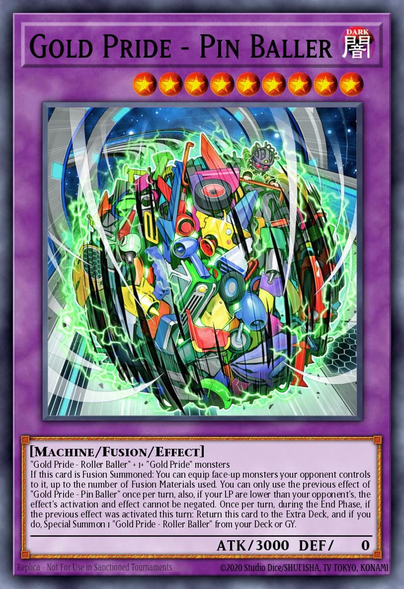 Gold Pride - Pin Baller Cyberstorm Access card