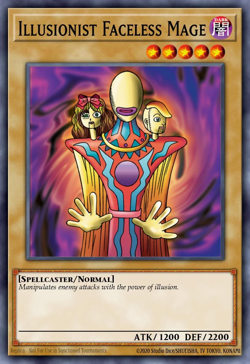 Illusionist Faceless Mage Dark Beginning 2 card