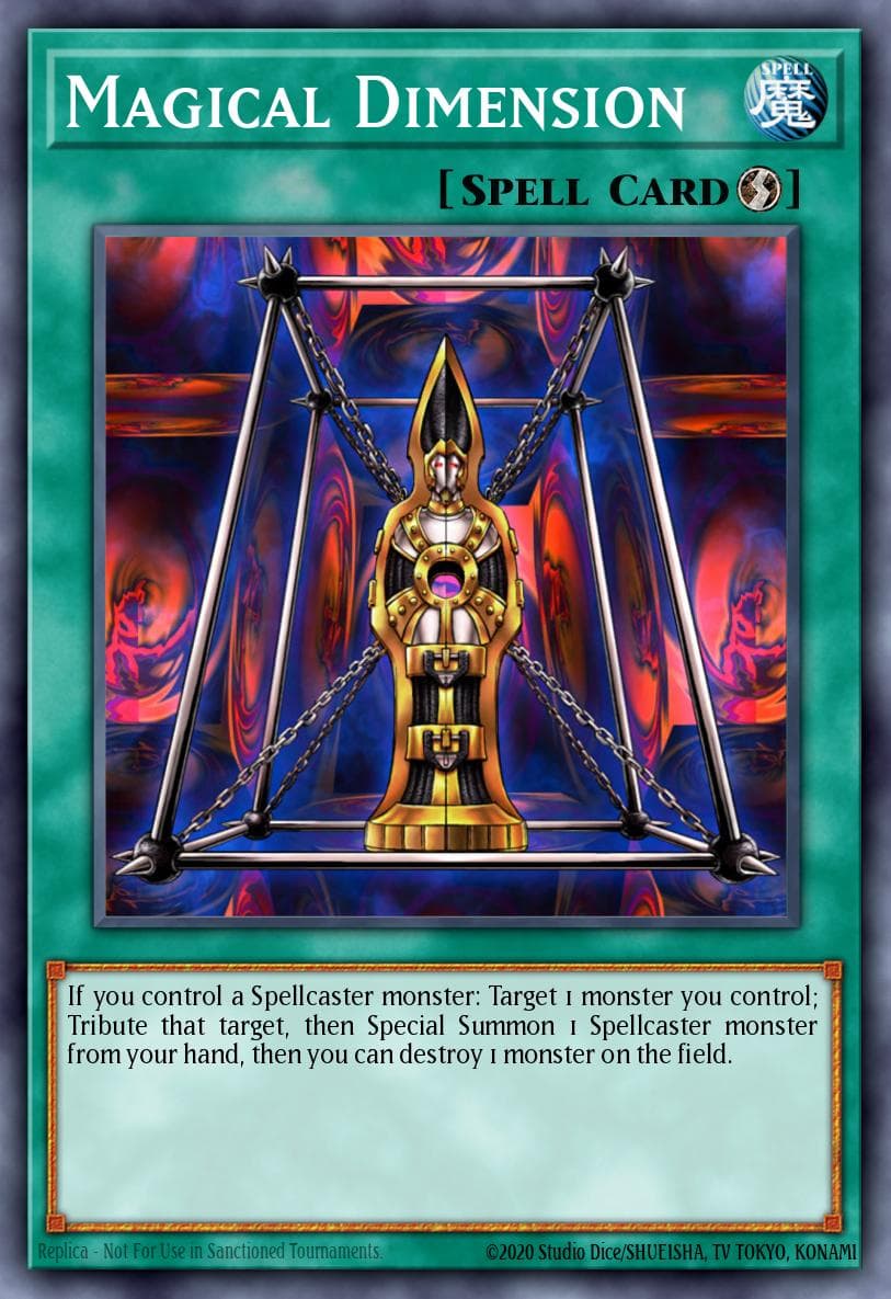 Magical Dimension Structure Deck: Spellcaster's Judgment card
