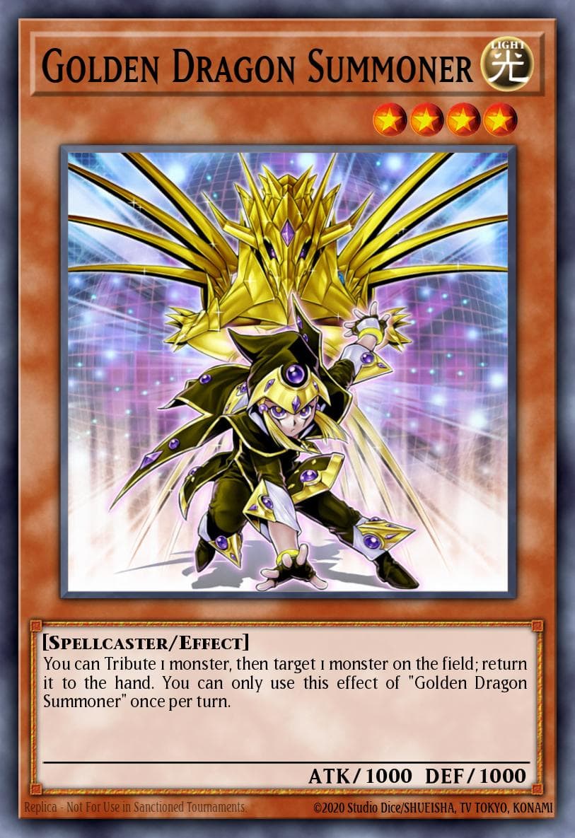 Golden Dragon Summoner Super Starter: Space-Time Showdown card