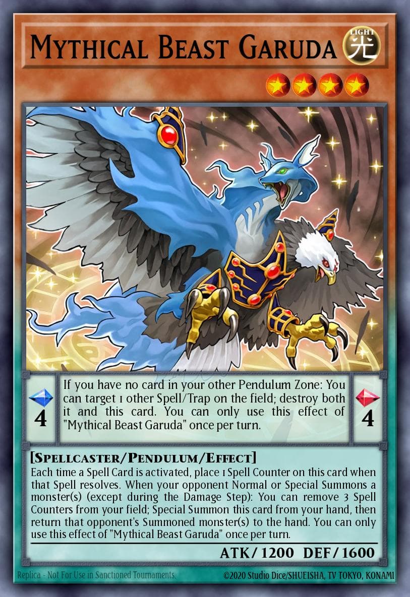 Mythical Beast Garuda Extreme Force Special Edition card