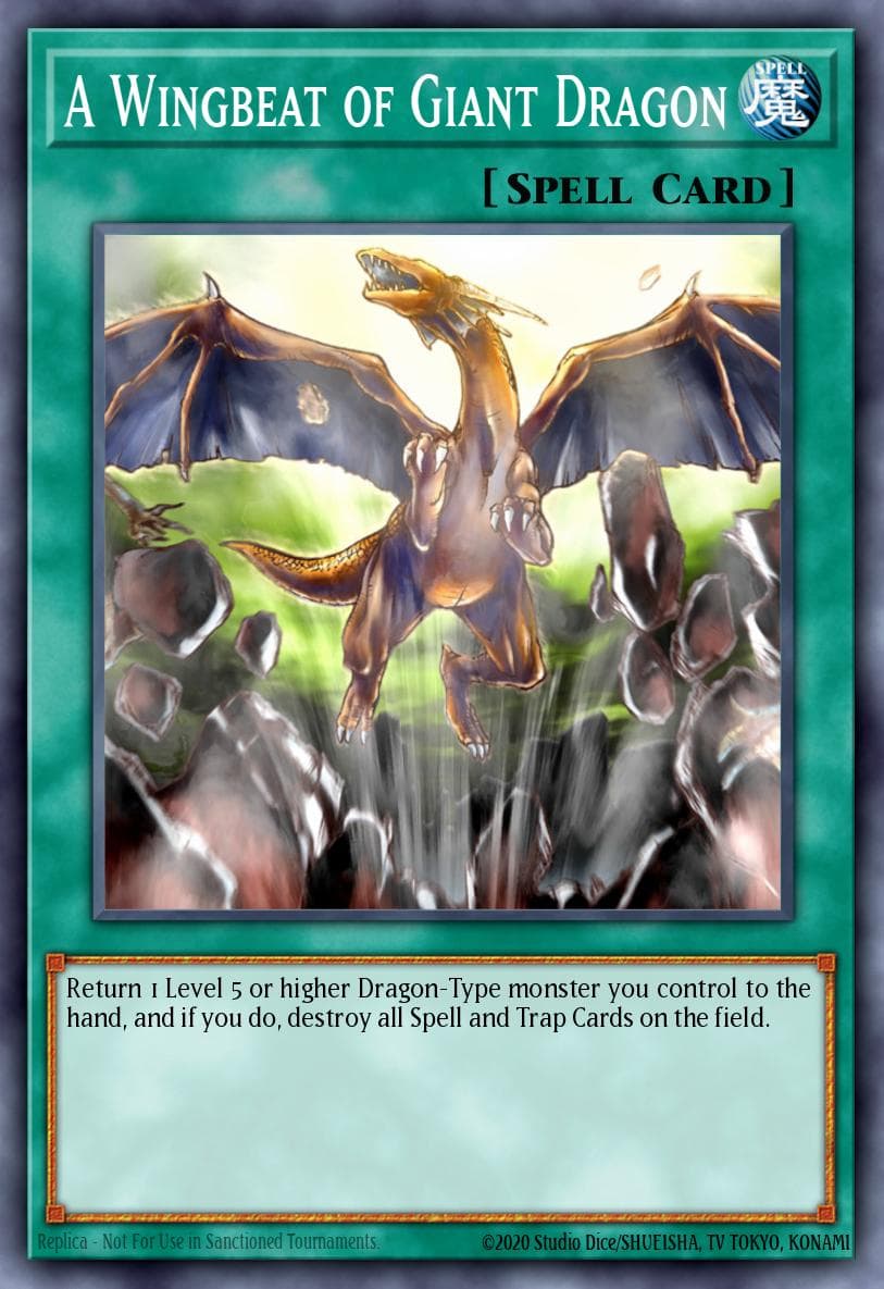 A Wingbeat of Giant Dragon Dark Beginning 2 card