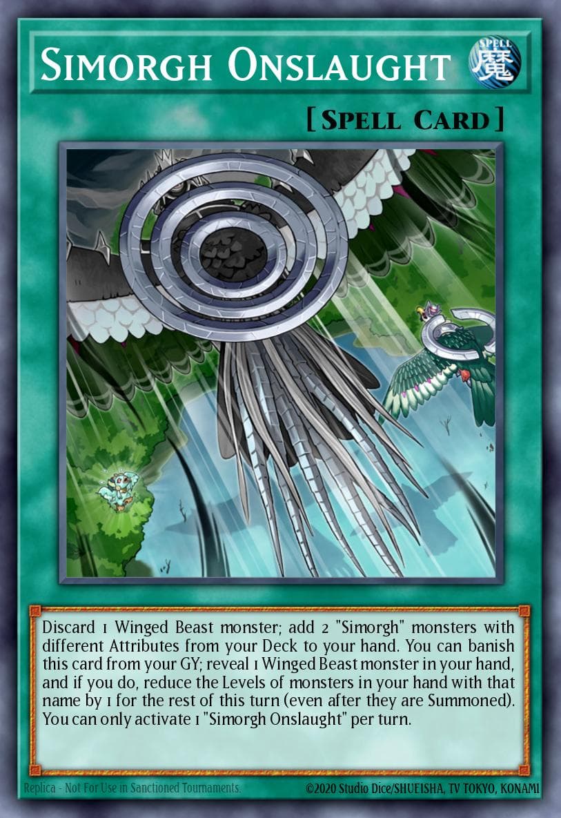Simorgh Onslaught Rising Rampage Special Edition card