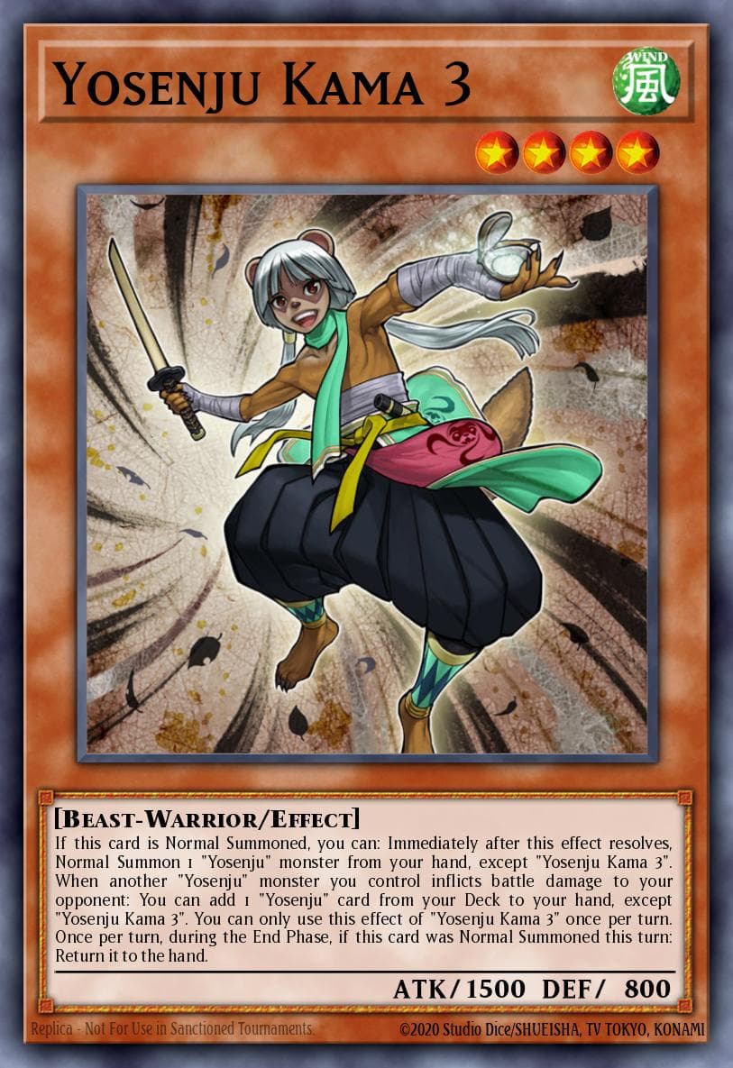 Yosenju Kama 3 The Secret Forces card