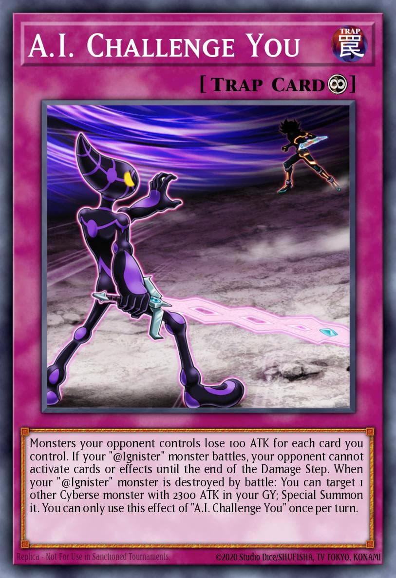 A.I. Challenge You Lightning Overdrive Premiere! promotional card card