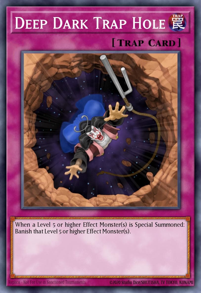Deep Dark Trap Hole Maze of Memories card