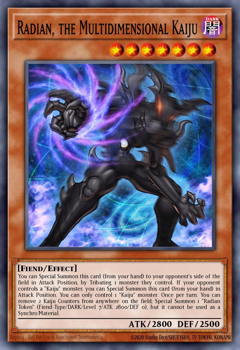 Radian, the Multidimensional Kaiju Dimension of Chaos: Special Edition card