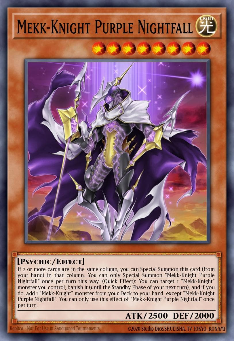 Mekk-Knight Purple Nightfall 2018 Mega-Tin Mega Pack card
