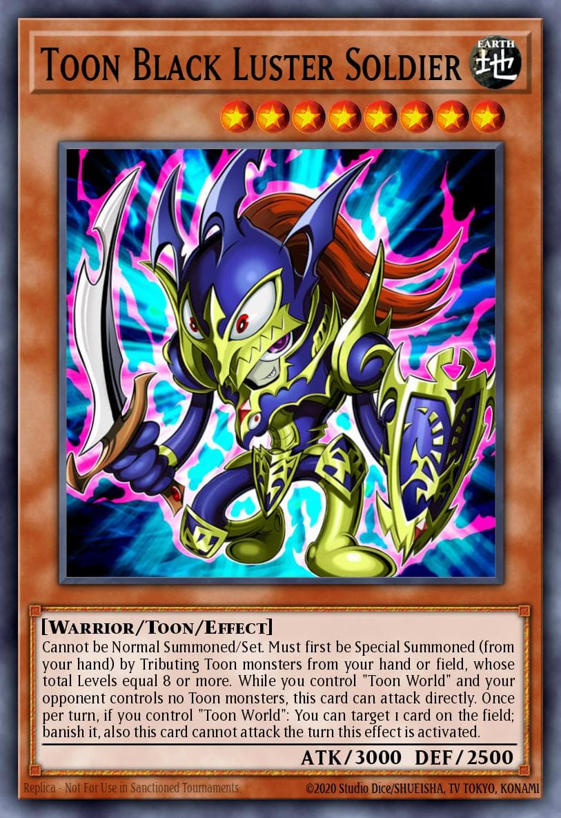 Toon Black Luster Soldier Battles of Legend: Crystal Revenge card