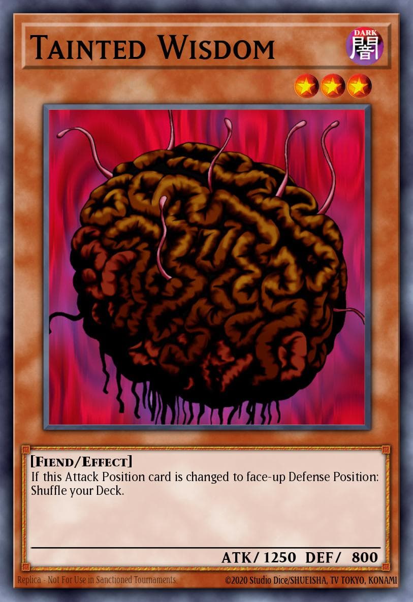 Tainted Wisdom Metal Raiders card