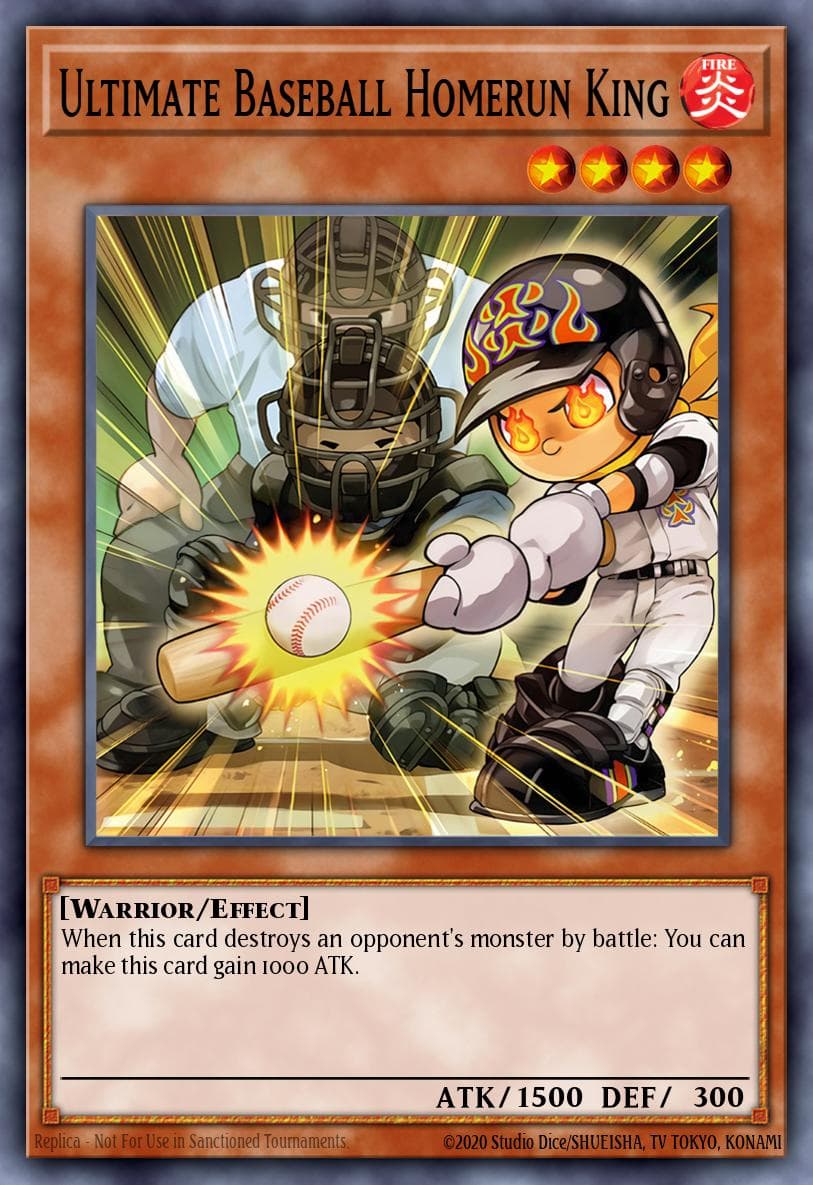 Ultimate Baseball Homerun King 遊戲王 card