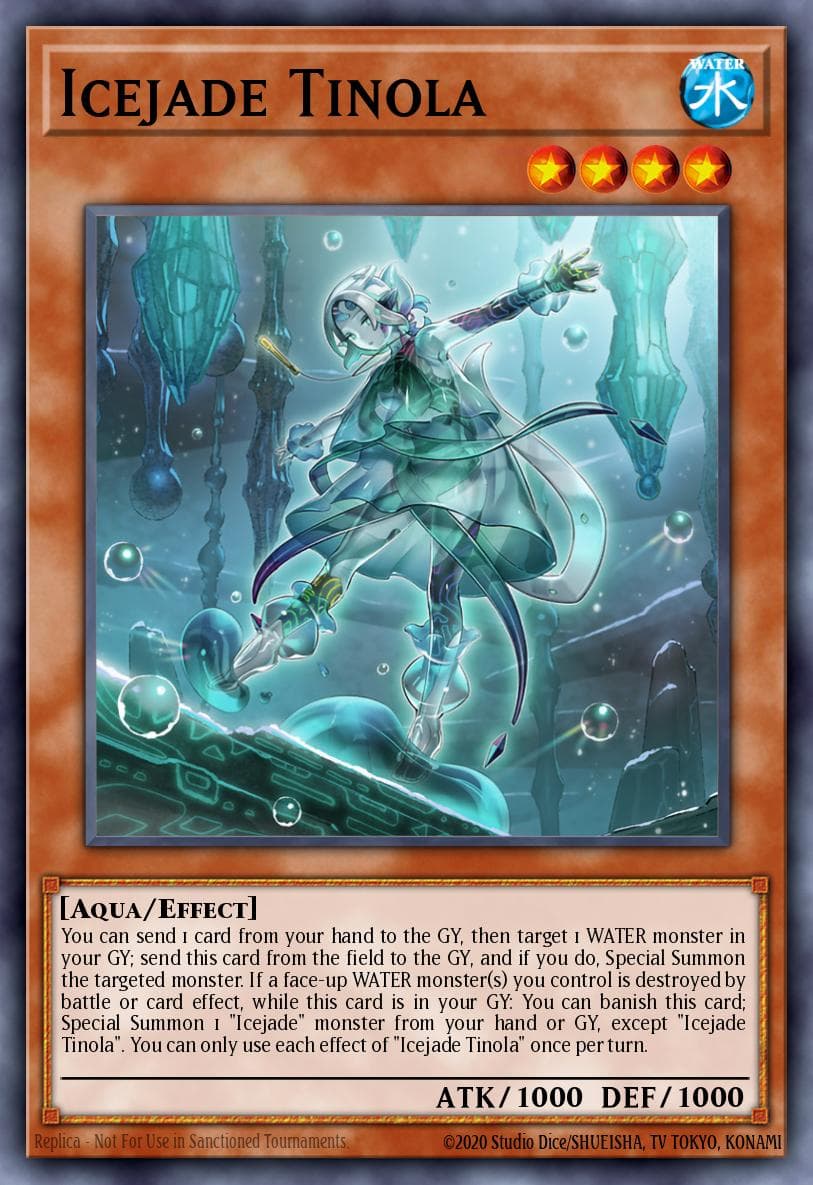 Icejade Tinola Burst of Destiny card