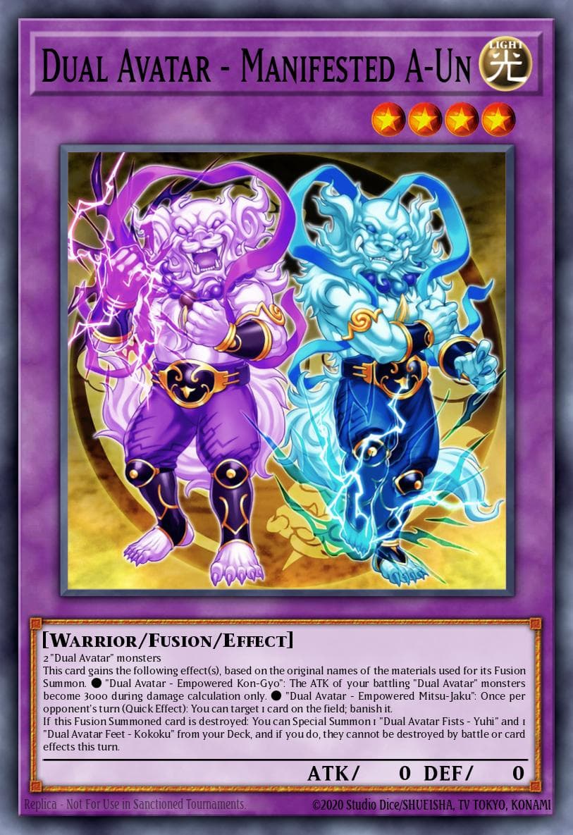 Dual Avatar - Manifested A-Un Cyberstorm Access card