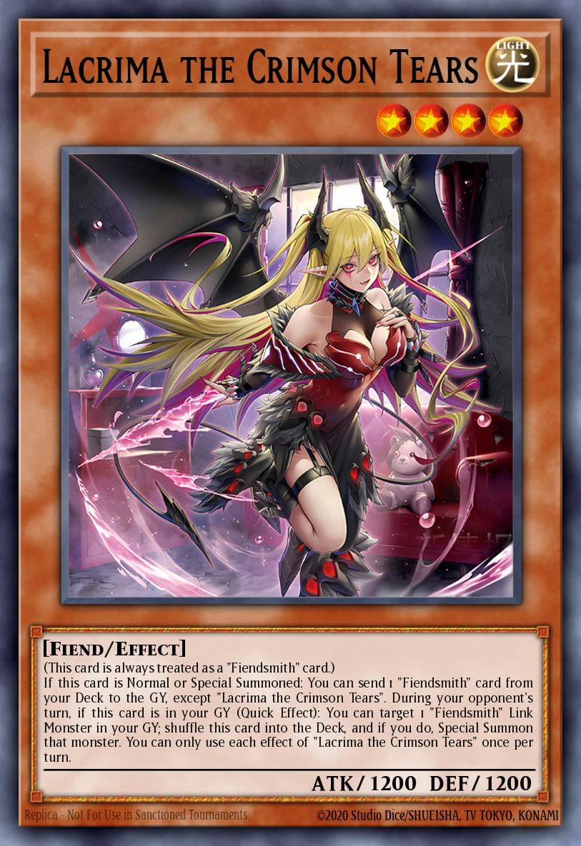 Lacrima the Crimson Tears Rage of the Abyss card