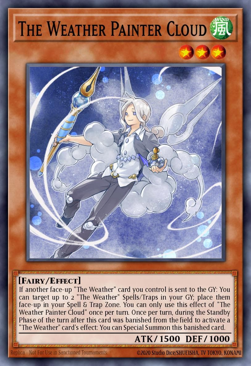 The Weather Painter Cloud Spirit Warriors card