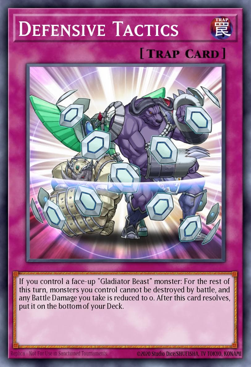 Defensive Tactics Gladiator's Assault: Special Edition card