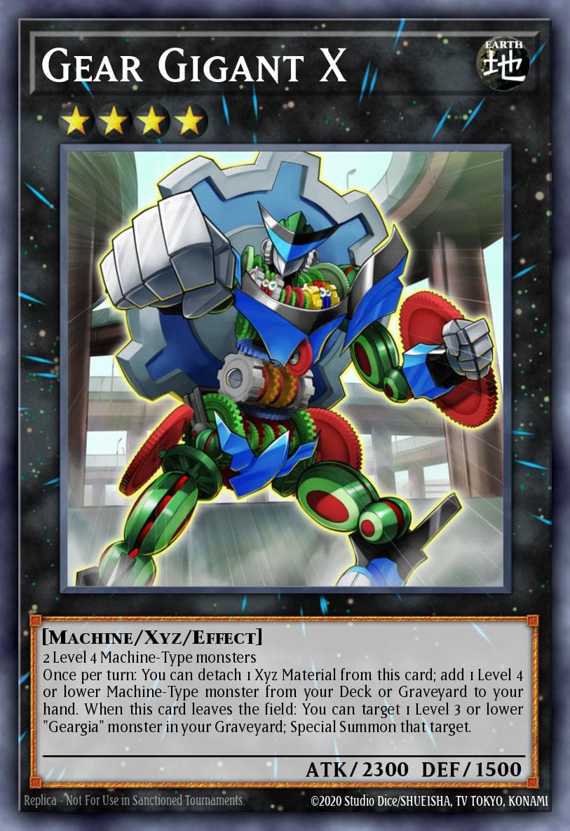 Gear Gigant X Geargia Rampage Structure Deck card