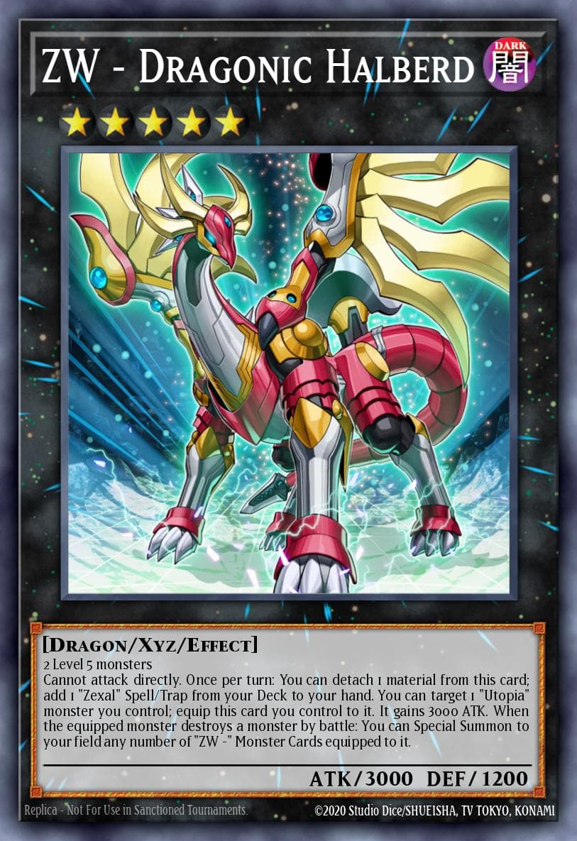 ZW - Dragonic Halberd 2022 Tin of the Pharaoh's Gods card