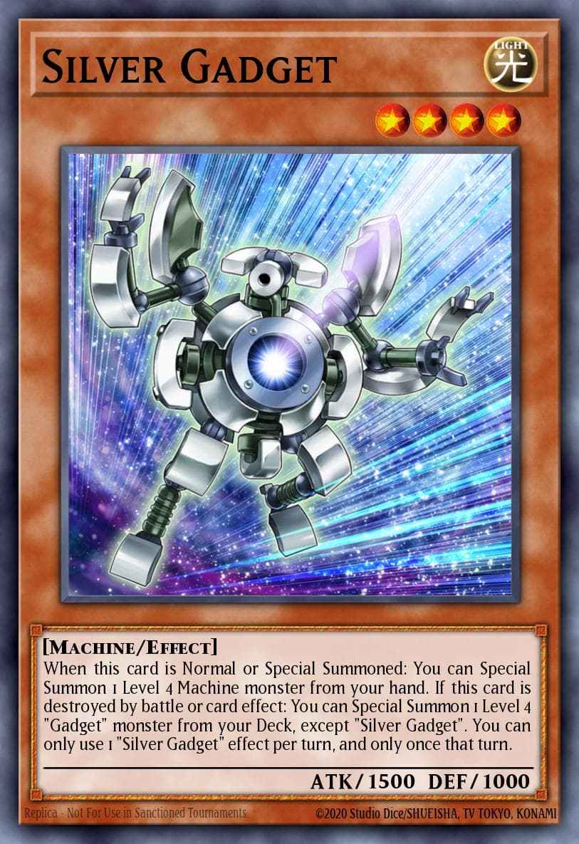 Silver Gadget Yu-Gi-Oh! The Dark Side of Dimensions Movie Pack: Gold Edition card