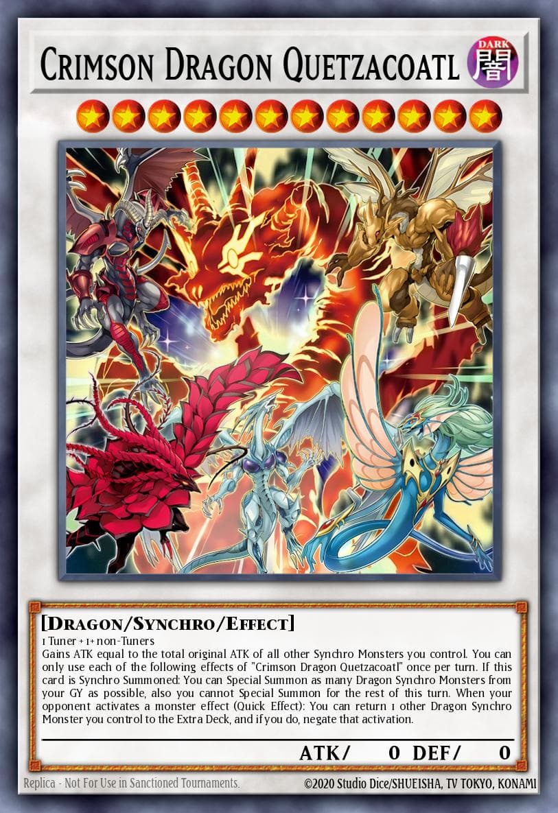 赤龙 克察尔科亚特尔 遊戲王 card