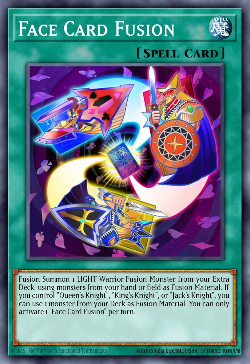 Face Card Fusion King's Court card