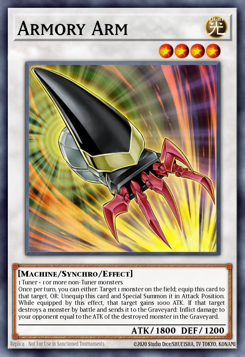 Armory Arm Turbo Pack: Booster Six card