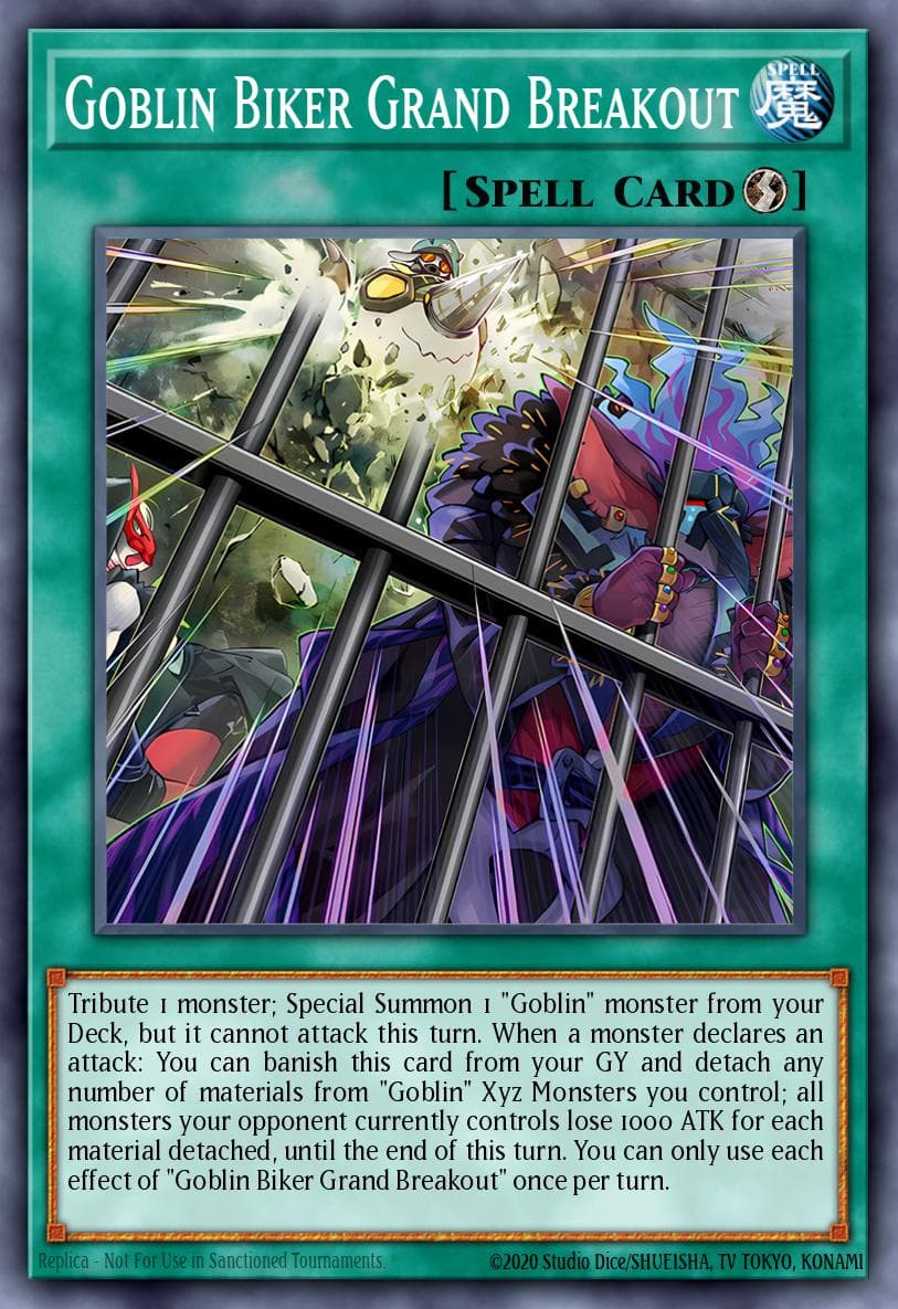 Goblin Biker Grand Breakout Rage of the Abyss card