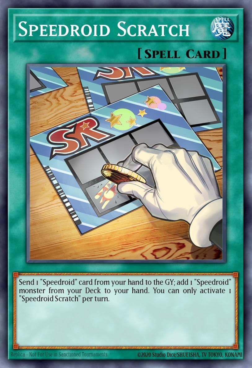 Speedroid Scratch Brothers of Legend card