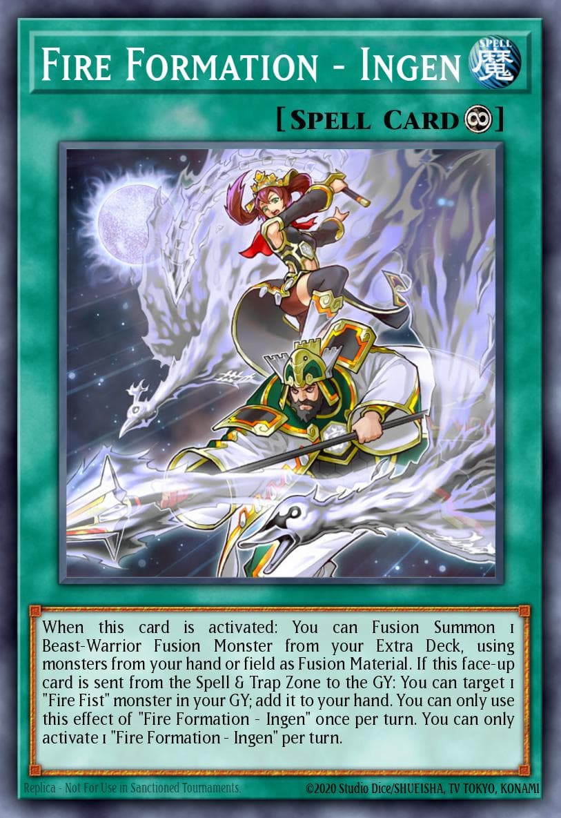 Fire Formation - Ingen Fists of the Gadgets card