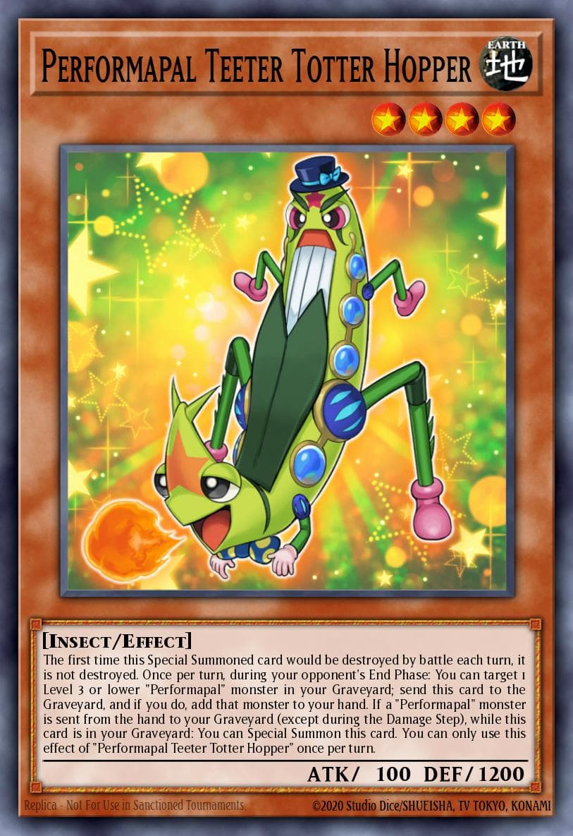 Performapal Teeter Totter Hopper Starter Deck: Yuya card