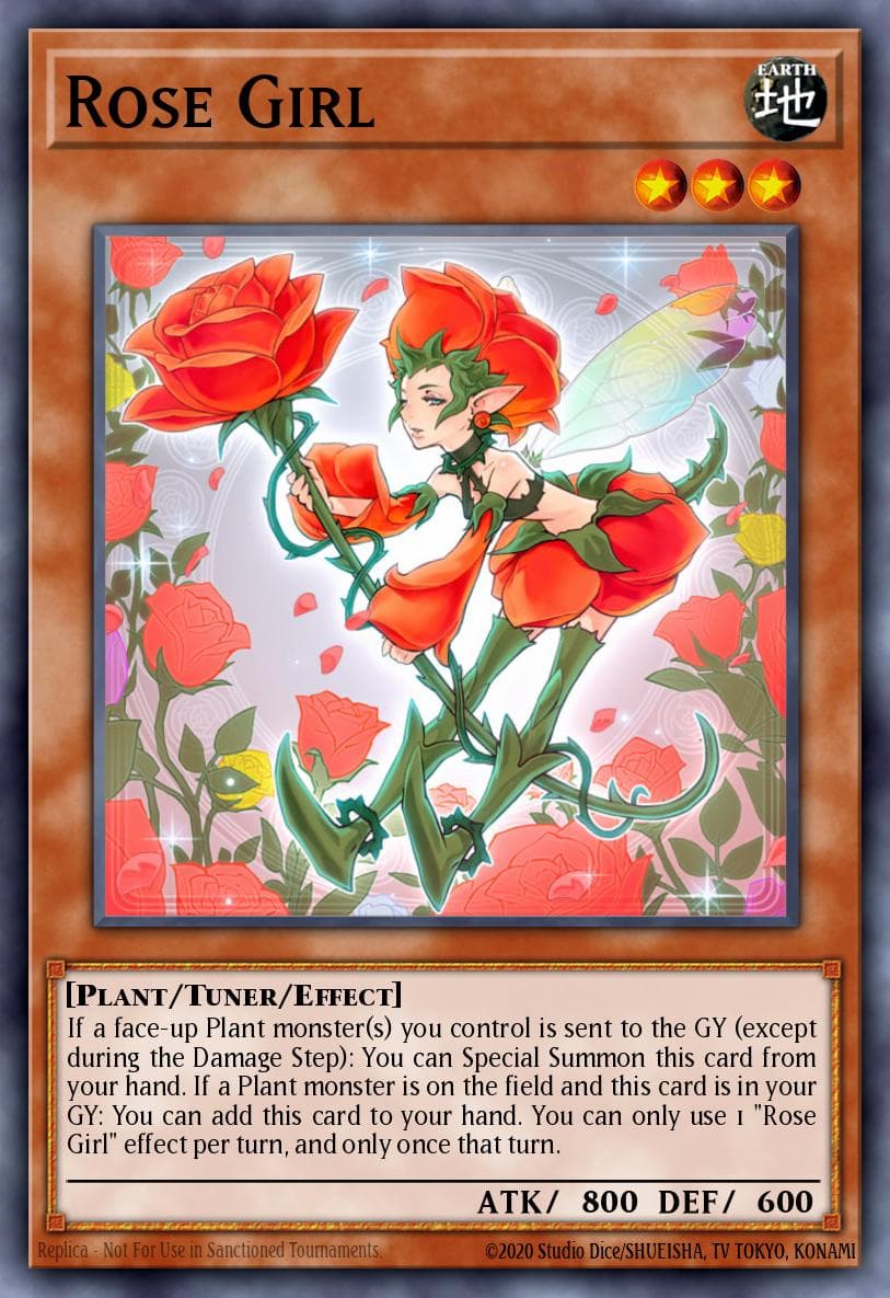 Rose Girl Legendary 5D's Decks card