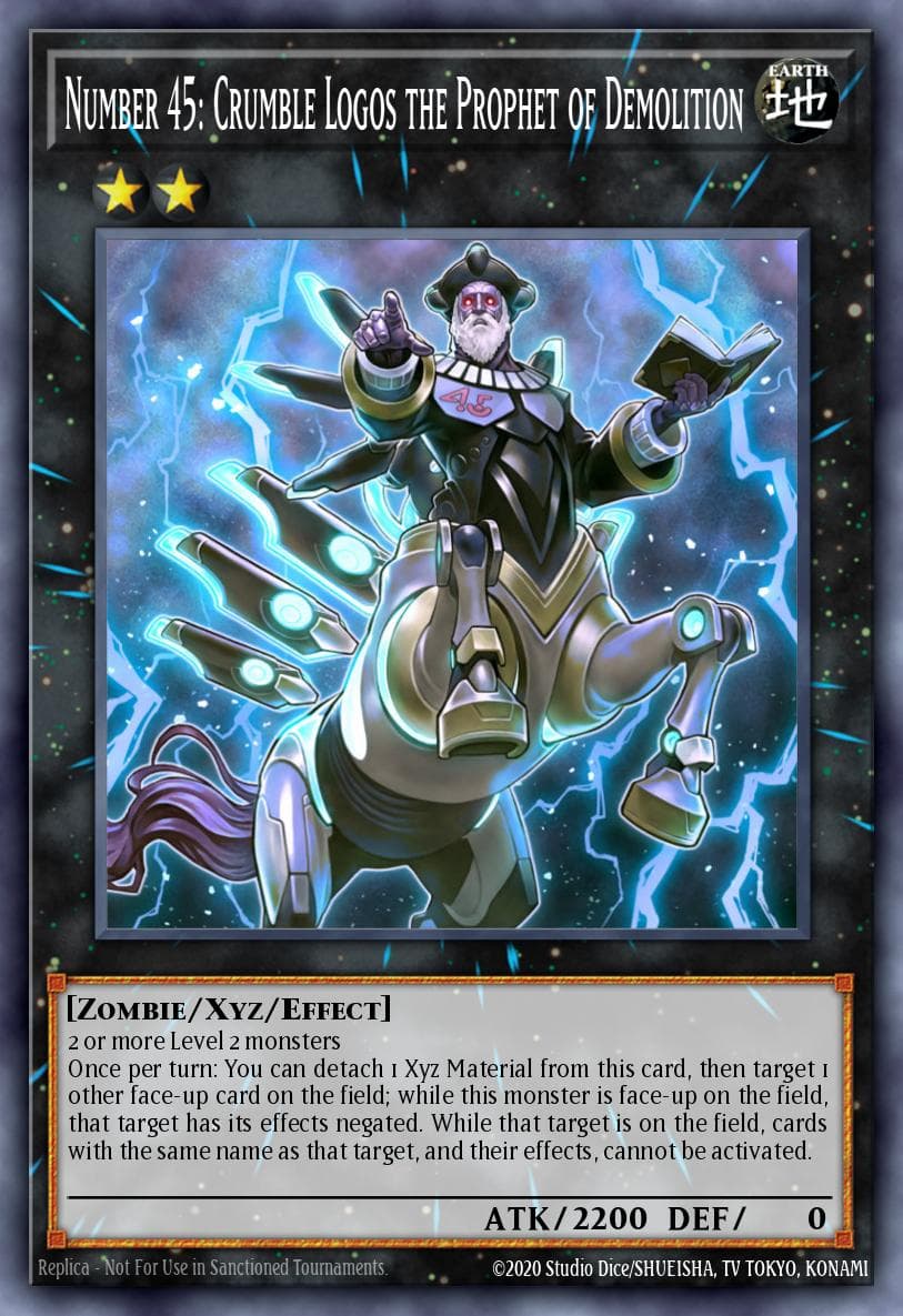 Number 45: Crumble Logos the Prophet of Demolition Dragons of Legend: The Complete Series card