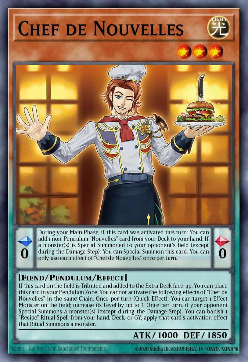 Chef de Nouvelles Duelist's Advance card