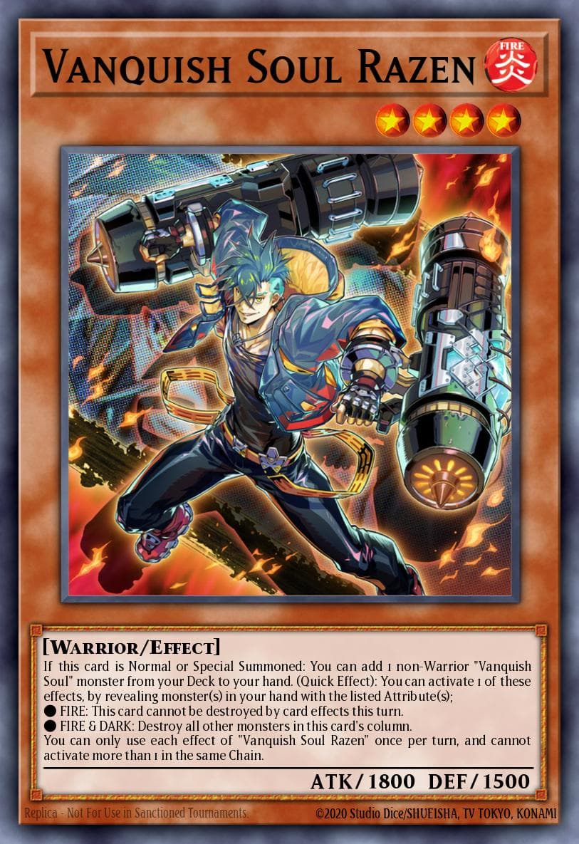 Vanquish Soul Razen Rarity Collection 5 card
