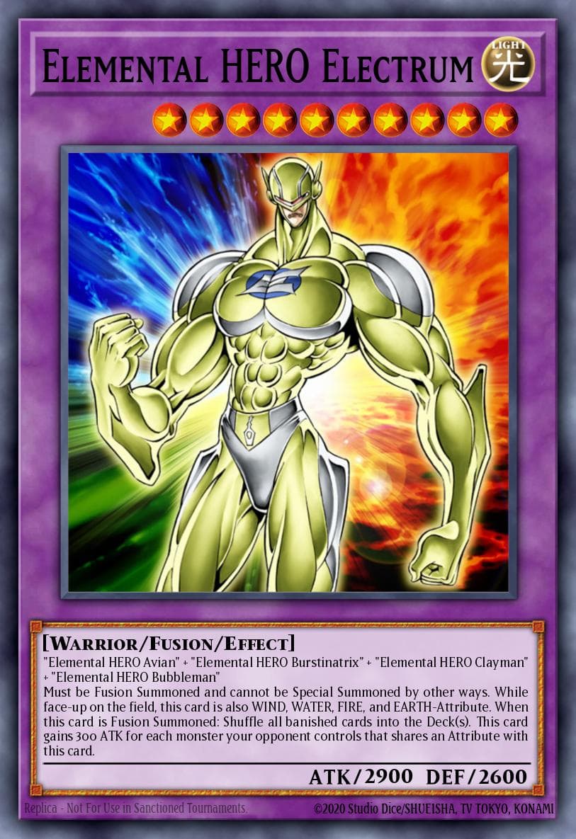 Elemental HERO Electrum McDonald's Promotional Cards 2 card