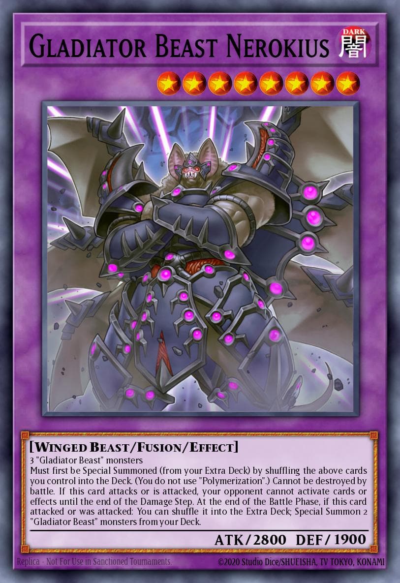 Gladiator Beast Nerokius 2015 Mega-Tin Mega Pack card