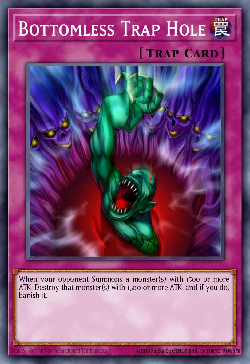 Bottomless Trap Hole DB card
