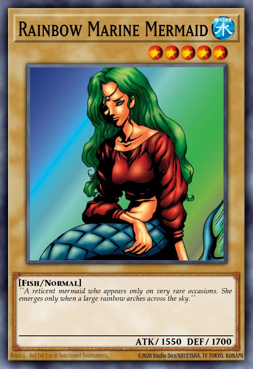 Rainbow Marine Mermaid 遊戲王 card