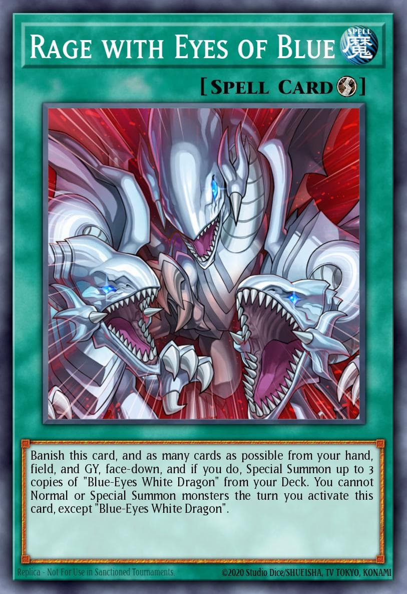 Rage with Eyes of Blue Legendary Duelists: Season 2 card