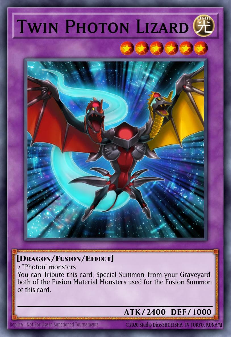 Twin Photon Lizard Star Pack 2014 card
