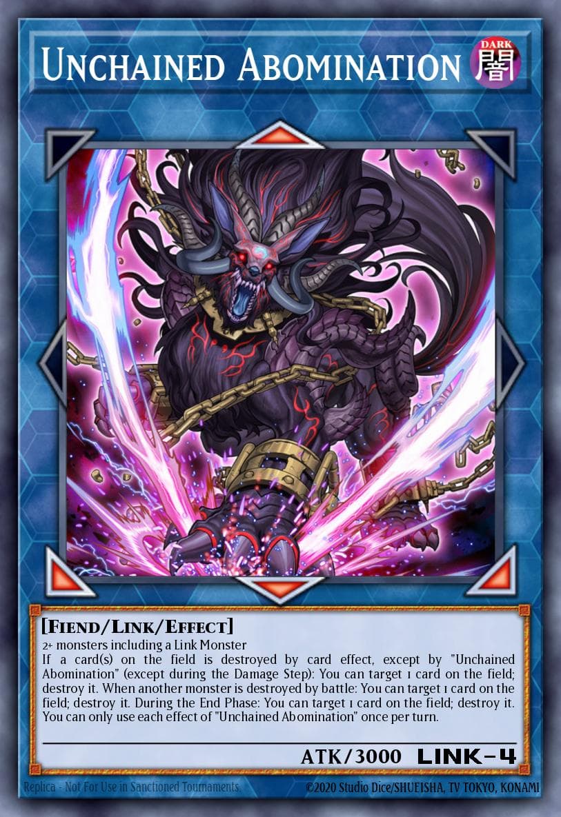 Unchained Abomination OTS Tournament Pack 22 card