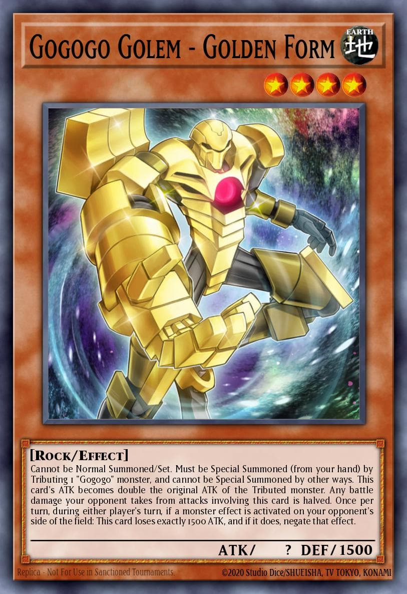 Gogogo Golem - Golden Form Secrets of Eternity: Super Edition card