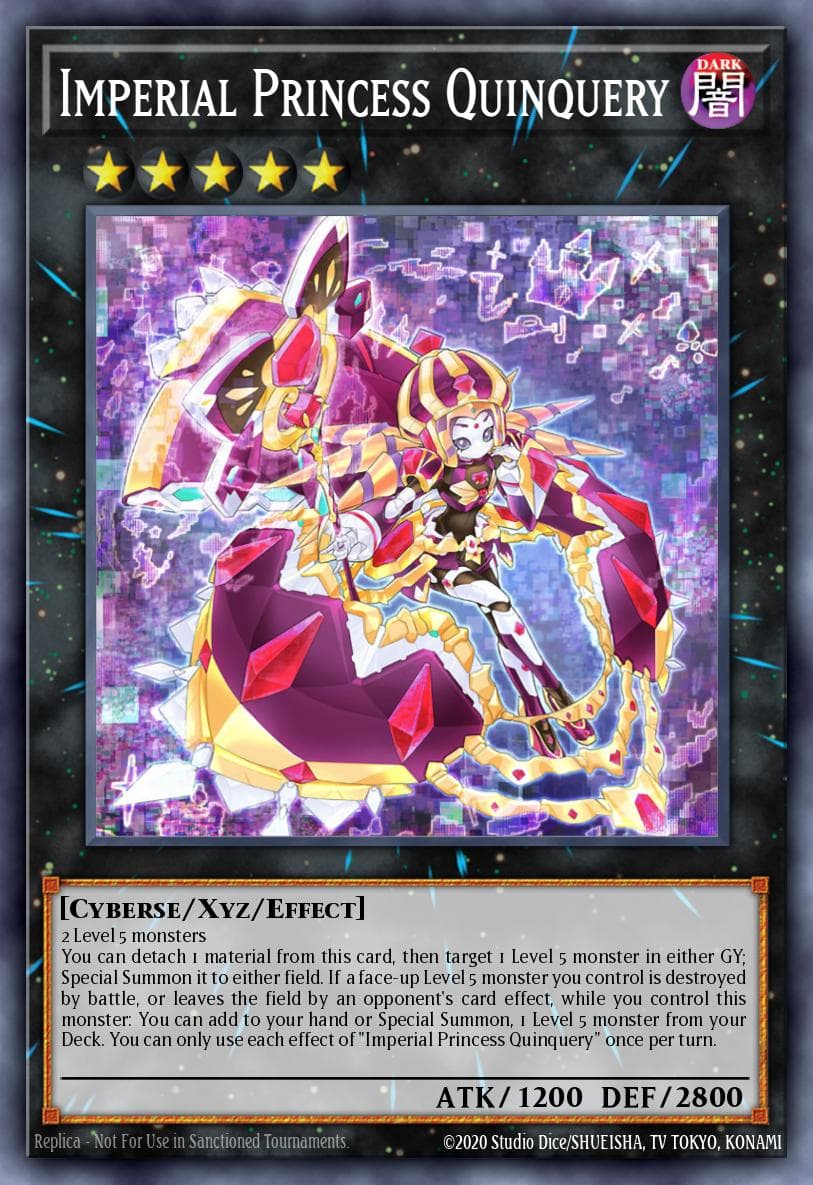 Imperial Princess Quinquery Cyberstorm Access card