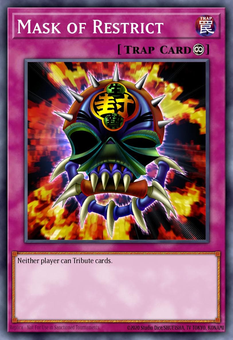 Mask of Restrict Labyrinth of Nightmare card